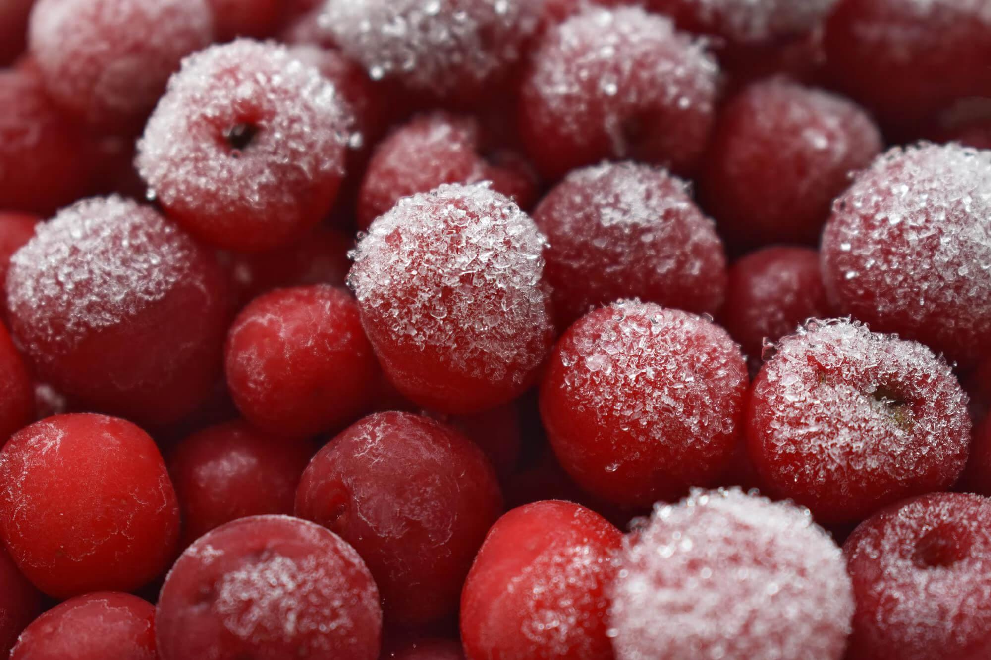 Frozen sour cherry